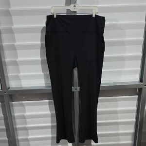 Women's Black Wide Leg Leggings Athletex Size 2X
